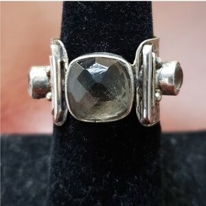 Smokey Quartz Band Ring